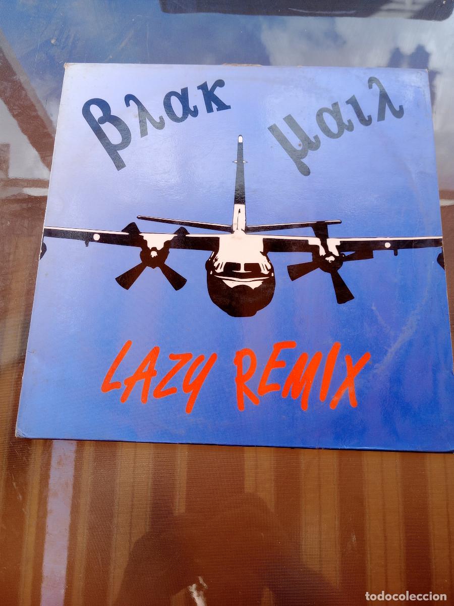 Discos de vinilo: BLACK MAIL / LAZY MAXI 12 - Foto 1