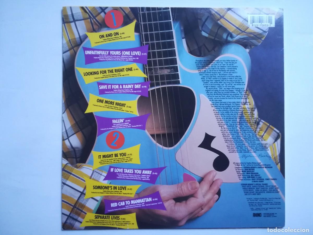 Discos de vinilo: Stephen Bishop. Best of Bish - Foto 2