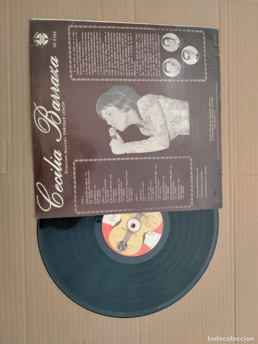 Discos de vinilo: vinilo lp de cecilia barraza - Foto 2