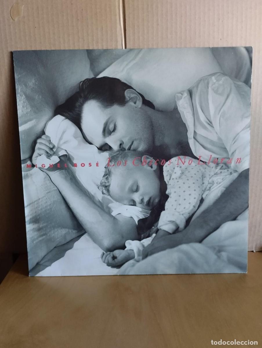 Discos de vinilo: MIGUEL BOSE ---- LOS CHICOS NO LLORAN - Foto 1