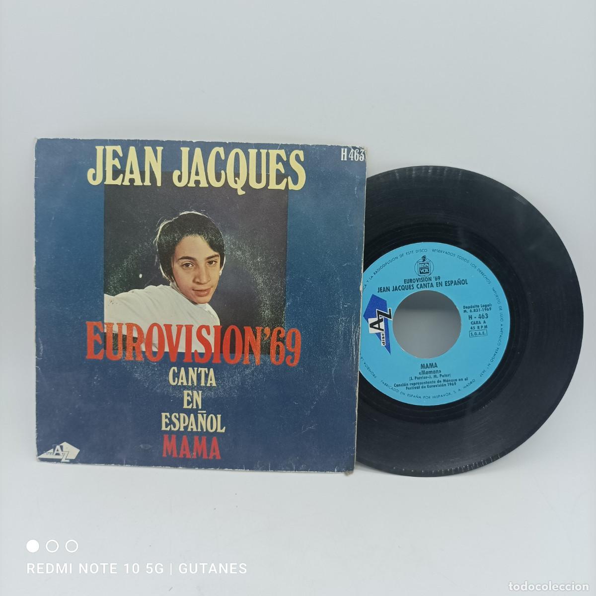 Discos de vinilo: JEAN JACQUES EUROVISON 69 - Foto 1