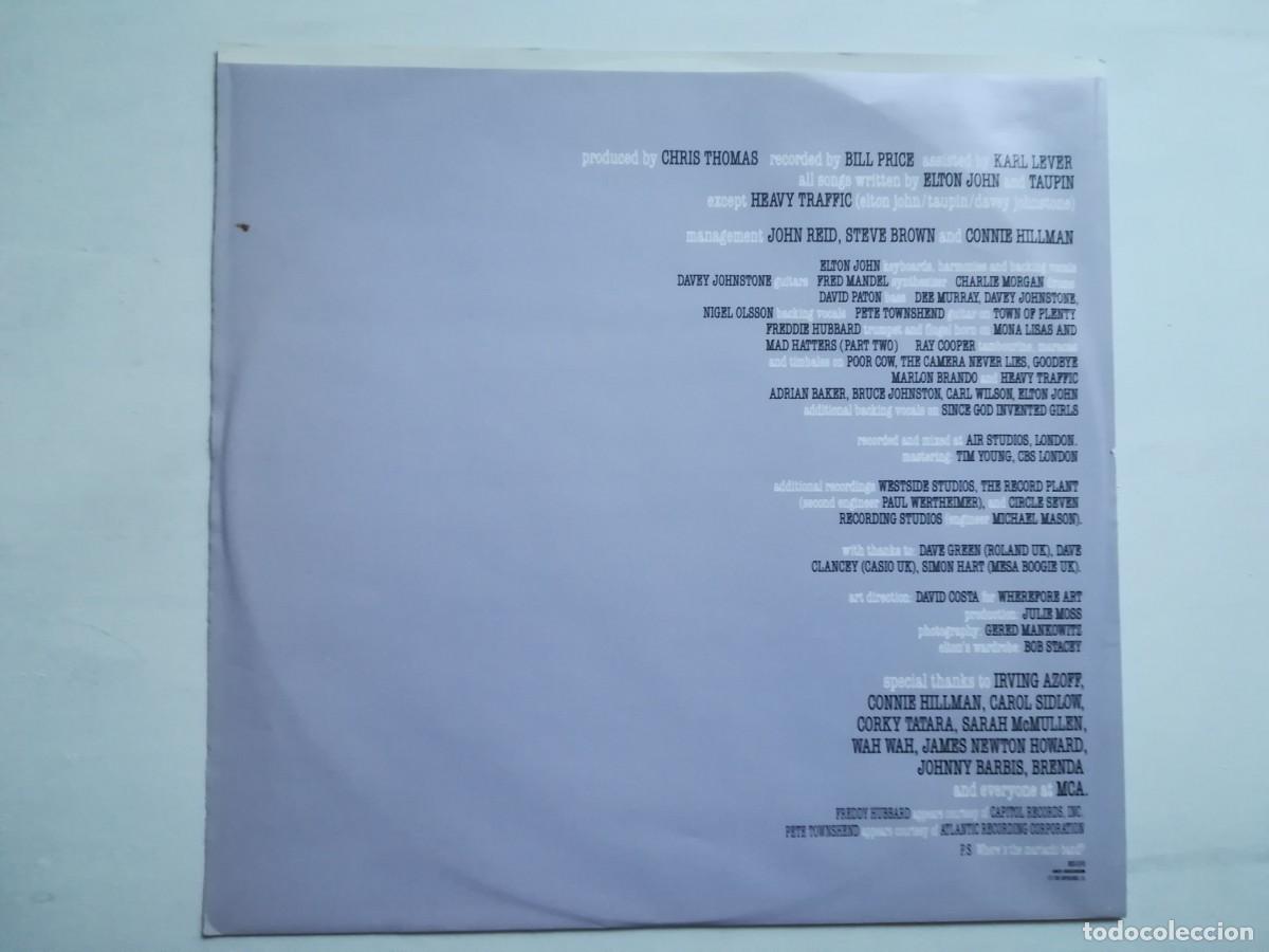 Discos de vinilo: Elton John. Reg strikes back - Foto 7