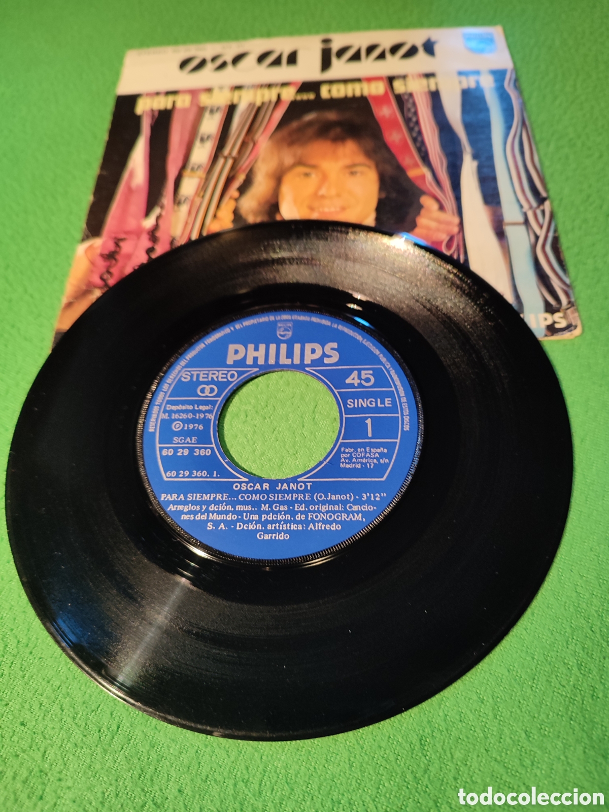 Discos de vinilo: &Oacute;scar Janot - Para siempre..como siempre - Foto 2