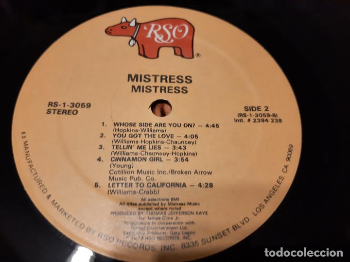 Discos de vinilo: MISTRESS -MISTRESS- (1979) LP DISCO VINILO - Foto 2