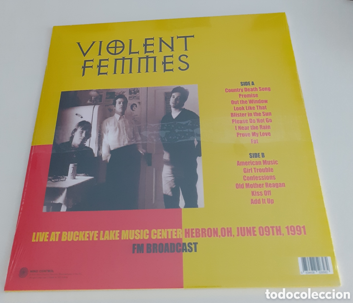 Discos de vinilo: Violent Femmes, live 91, Lp - Foto 1