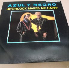 Discos de vinilo: AZUL Y NEGRO (MAXI) HITCHCOCK MAKES ME HAPPY (2 TRACKS) AÑO – 1984