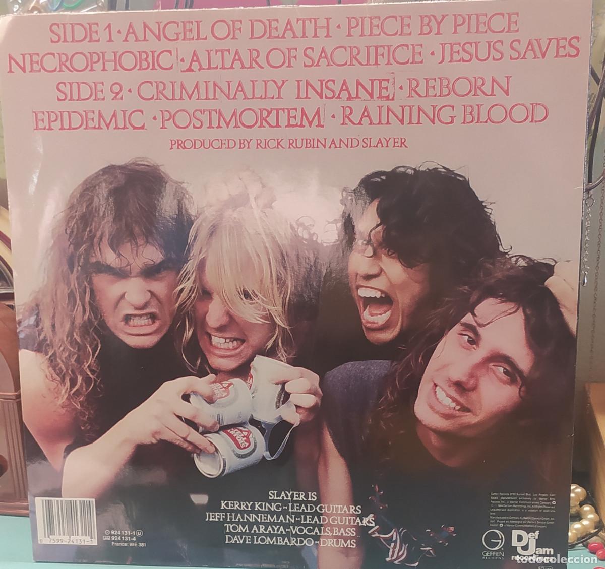 Discos de vinilo: slayer- reign in blood - Foto 2