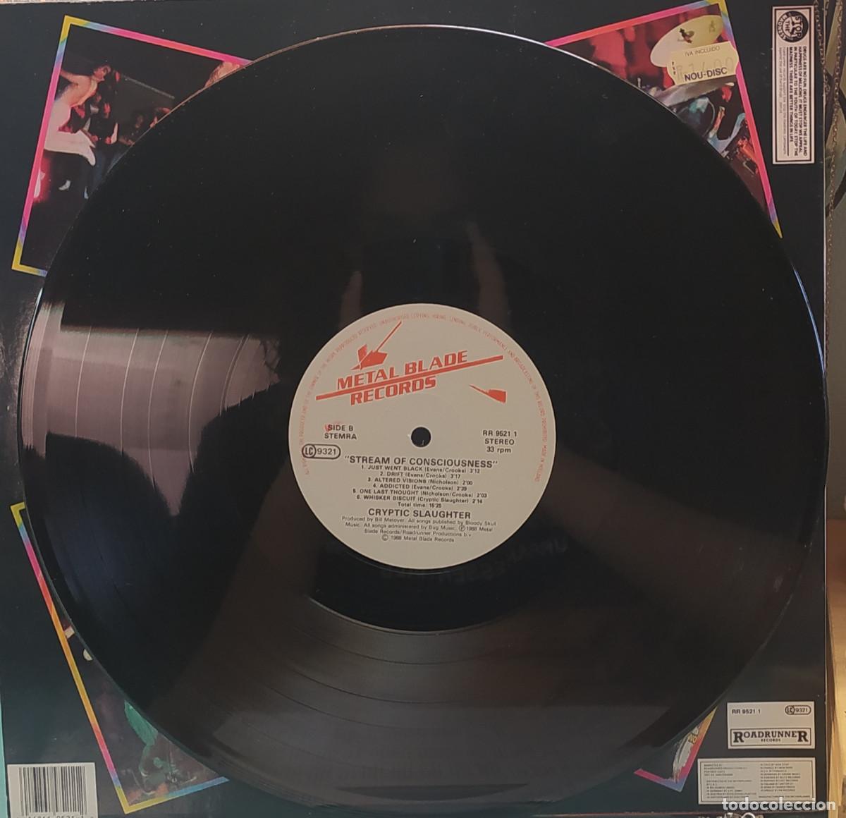 Discos de vinilo: crytic slaughter- stream of consciousness - Foto 3