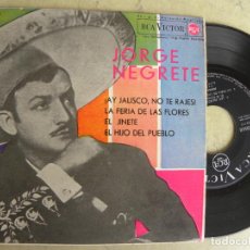 Discos de vinilo: JORGE NEGRETE -AY JALISCO , NO TE RAJES -EP 1963 -PEDIDO MINIMO 3 EUROS