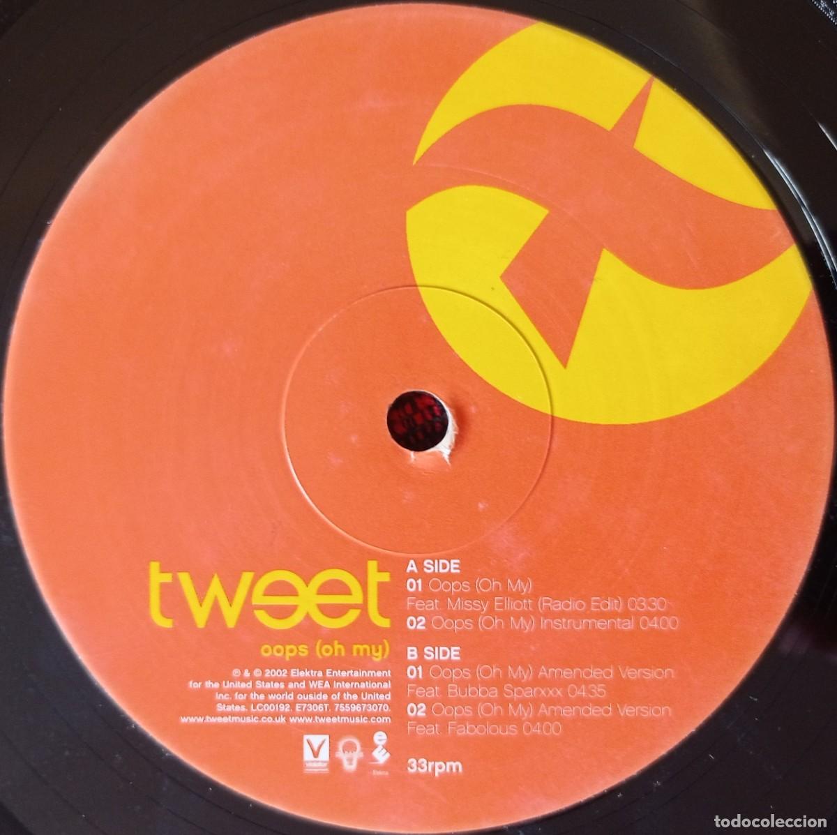 Discos de vinilo: TWEET ** Oops (Oh My) ** MAXI SINGLE VINILO ORIGINAL 2002 UK - Foto 4