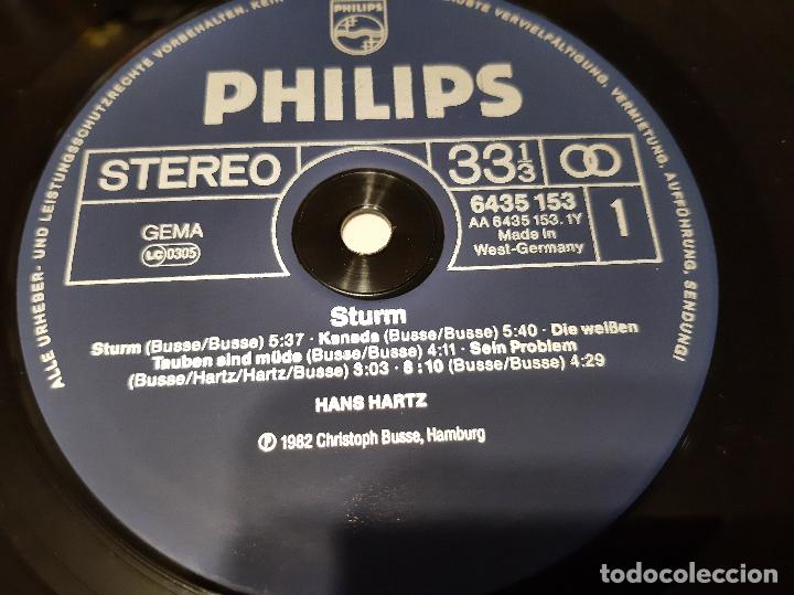 Discos de vinilo: HANS HARTZ -STURM!- (1982) LP DISCO VINILO - Foto 2