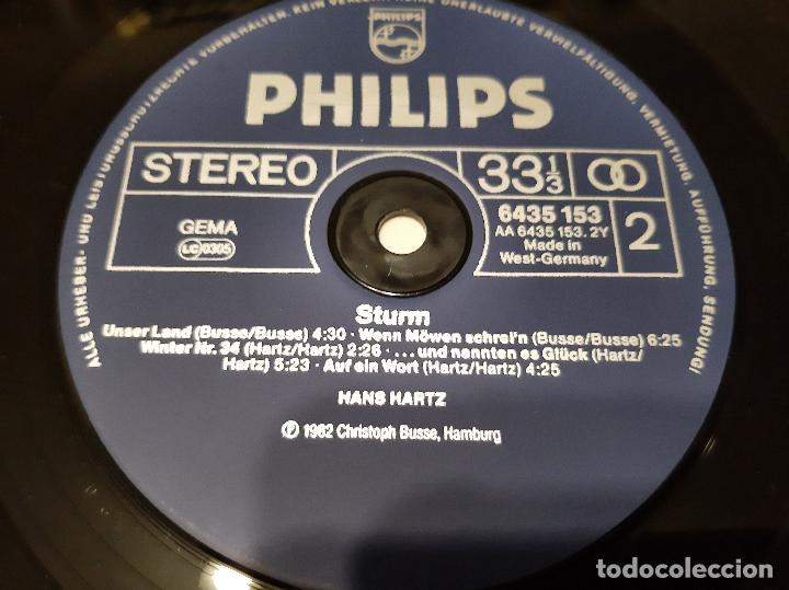 Discos de vinilo: HANS HARTZ -STURM!- (1982) LP DISCO VINILO - Foto 3