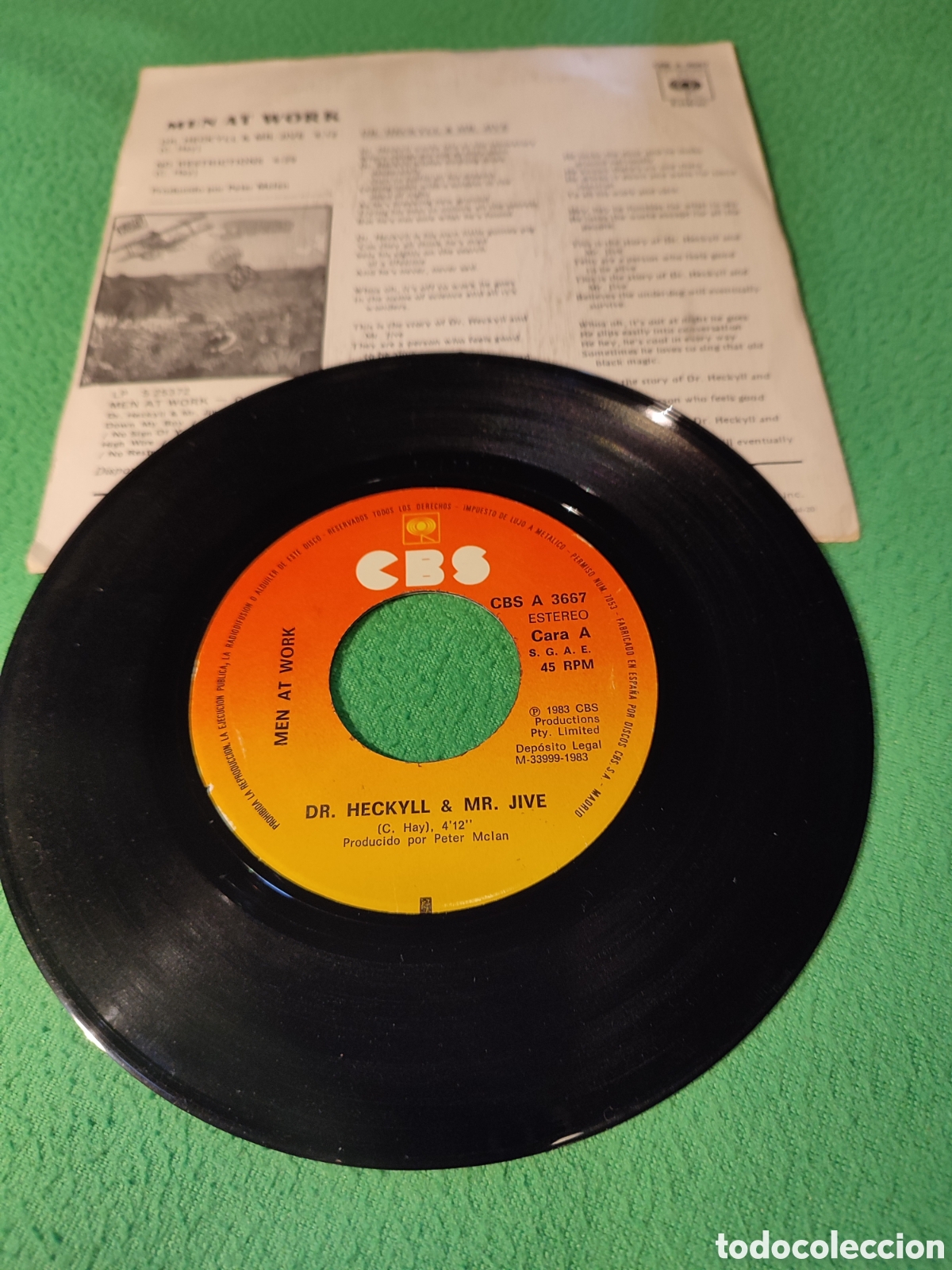 Discos de vinilo: Men At Work - Dr.Heckyll & Mr. Jive - Foto 2