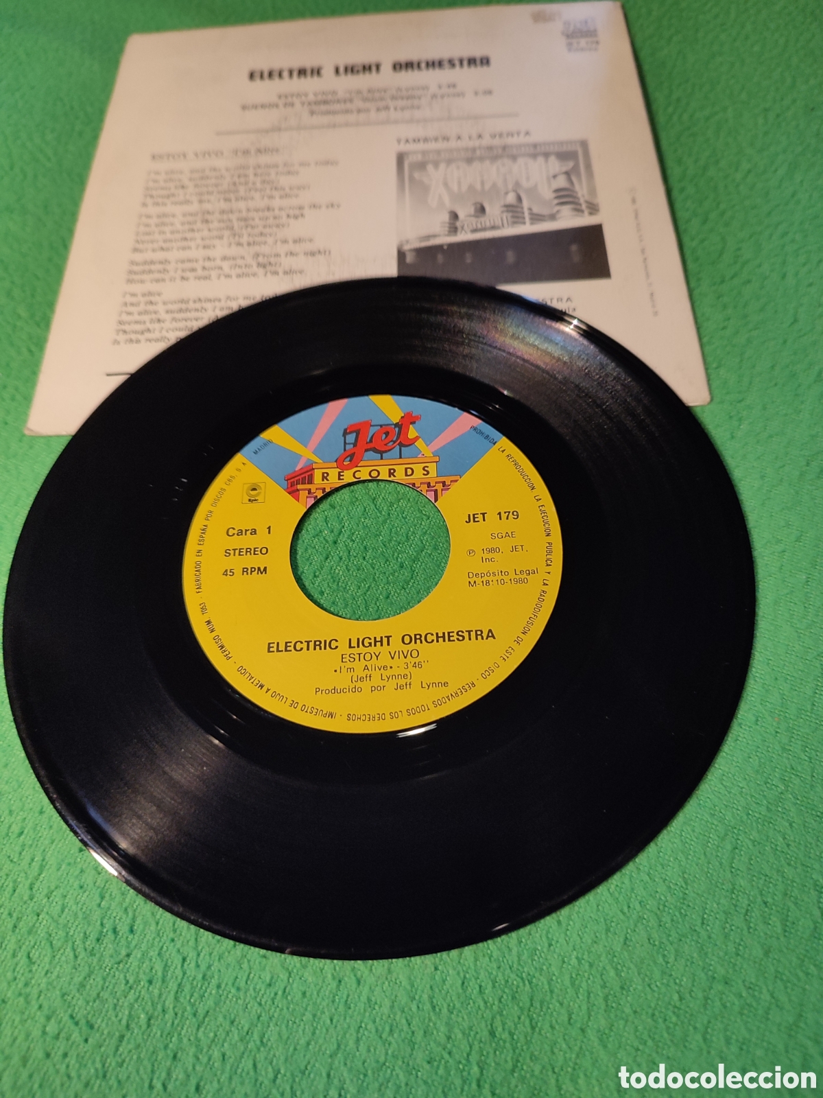 Discos de vinilo: Electric Light Orchestra - Estoy vivo - Foto 2