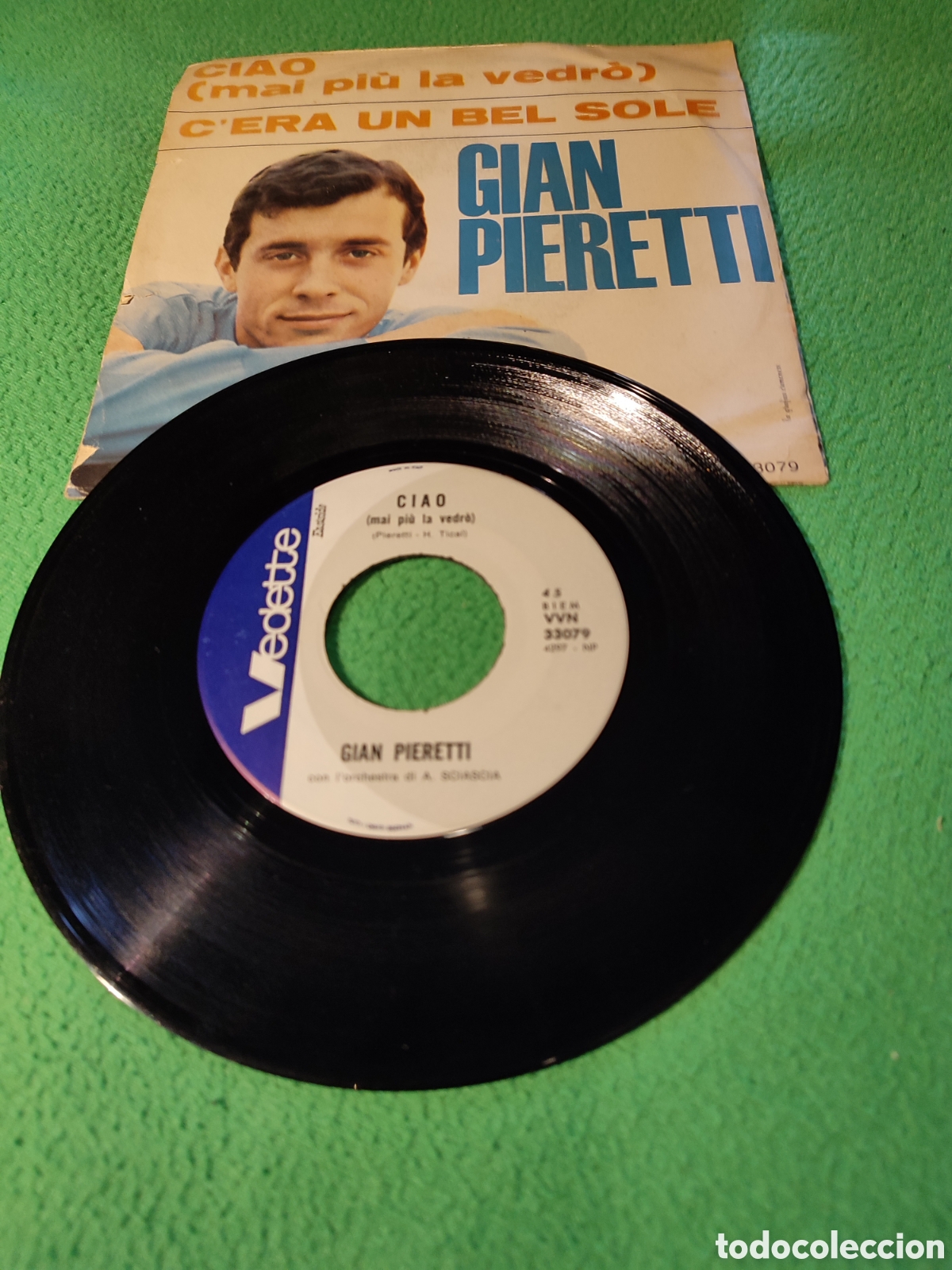 Discos de vinilo: Gian Pieretti - Ciao mai piu la vedro - Foto 2