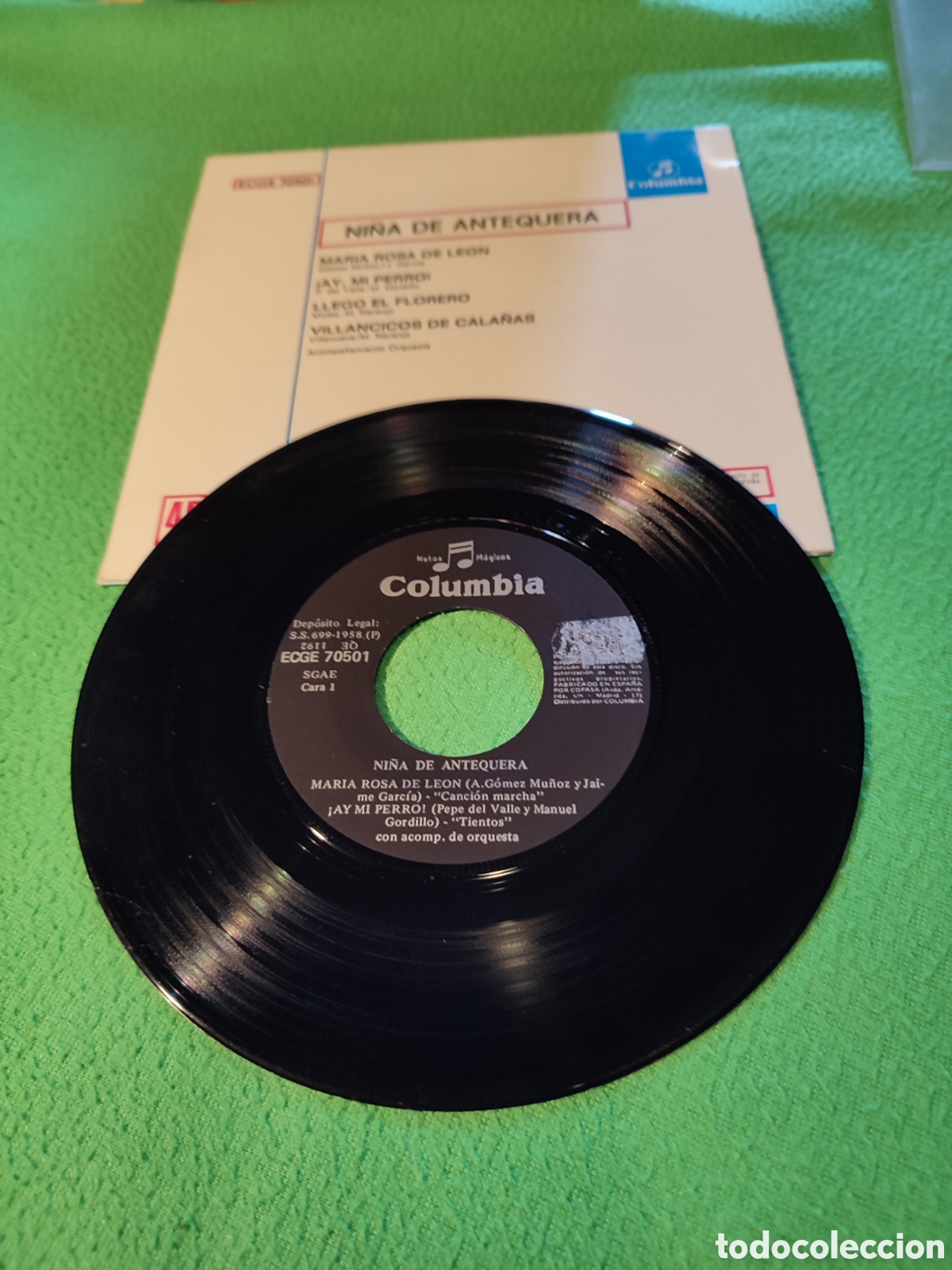 Discos de vinilo: Ni&ntilde;a de Antequera - Ay mi perro! + 3 - Foto 2