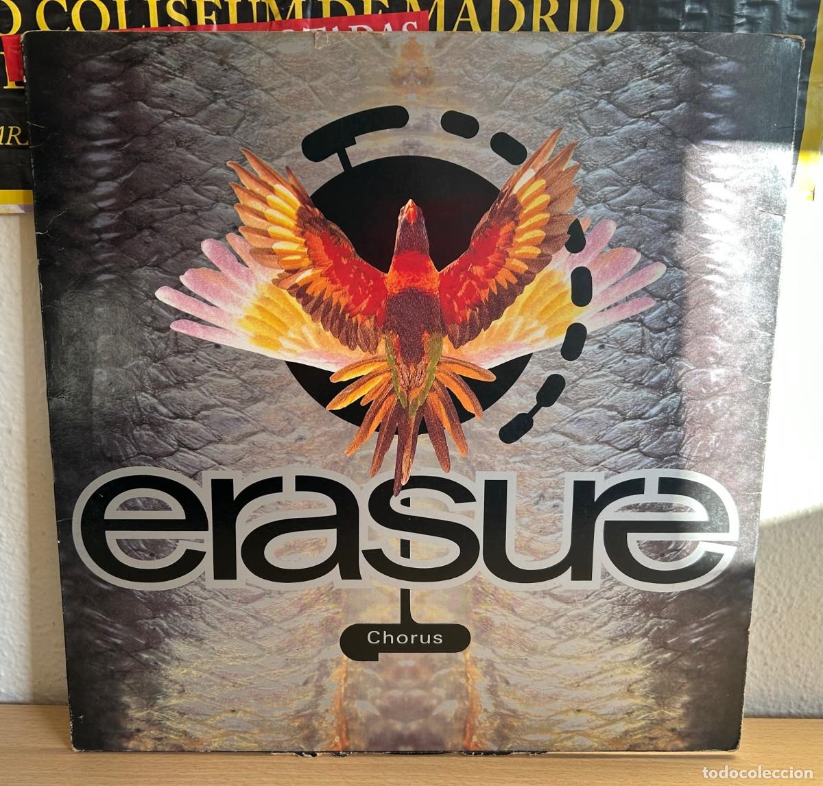 Discos de vinilo: Erasure &lrm;&ndash; Chorus. Estado. Vg / Good +. 1991 - Foto 1