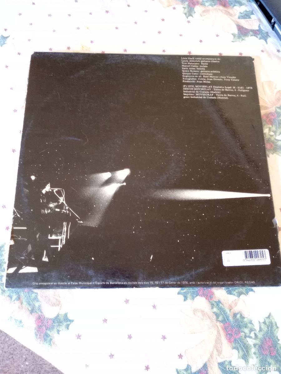Discos de vinilo: LLUIS LLACH / BARCELONA GENER DE 1976 - Foto 2