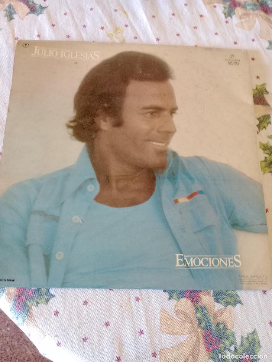 Discos de vinilo: JULIO IGLESIAS / EMOCIONES - Foto 2