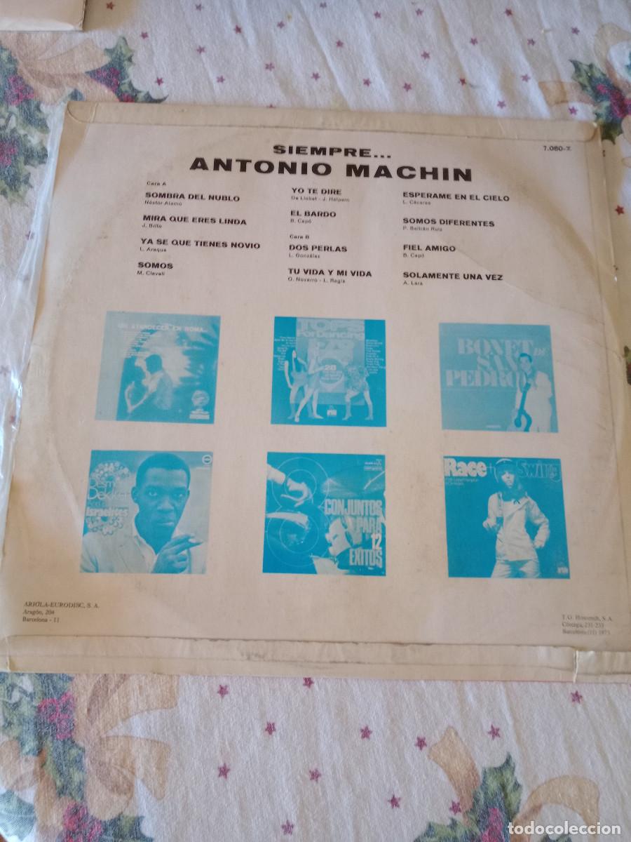 Discos de vinilo: SIEMPRE ANTONIO MACHIN - Foto 2