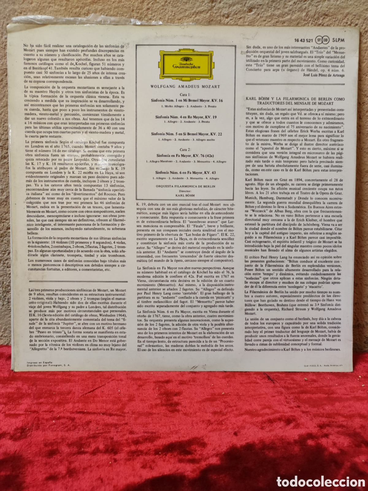 Discos de vinilo: Mozart - Foto 2