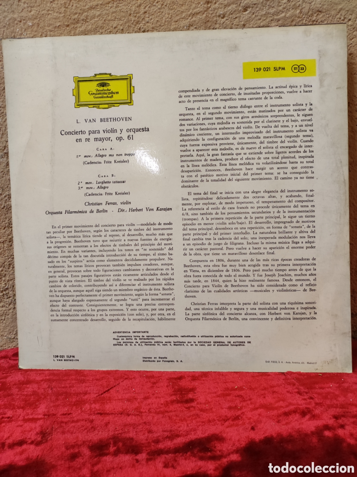 Discos de vinilo: Beethoven - Foto 2