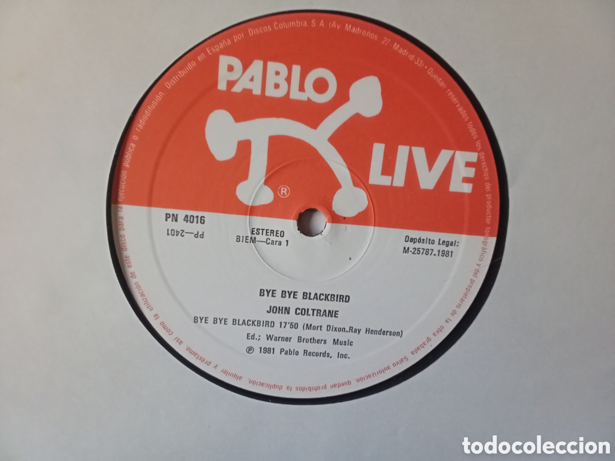 Discos de vinilo: JOHN COLTRANE 1981 Pablo Records. - Foto 5