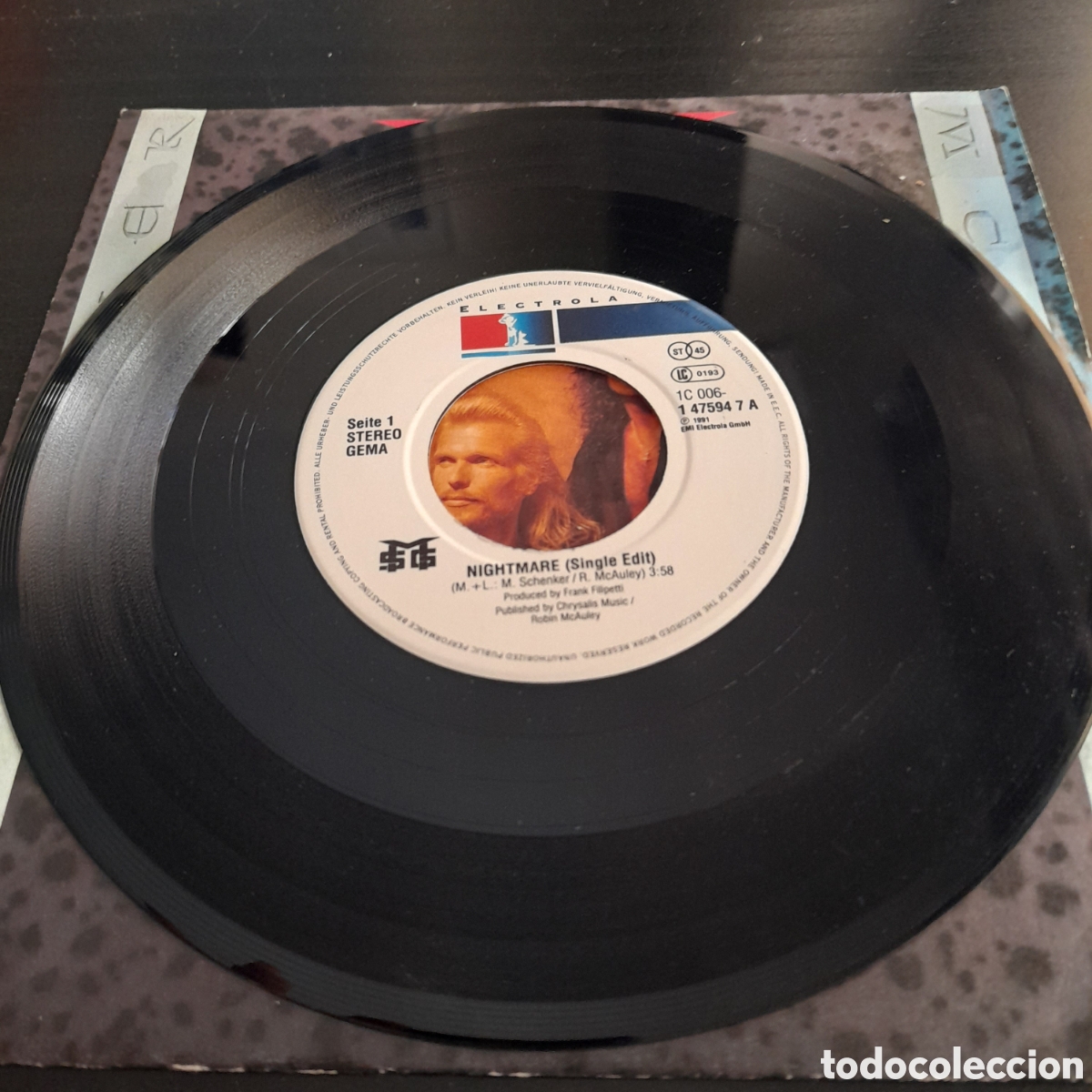 Discos de vinilo: MSG &ndash; Nightmare. Vinilo, 7&rdquo;, Single. 1991 - Foto 3