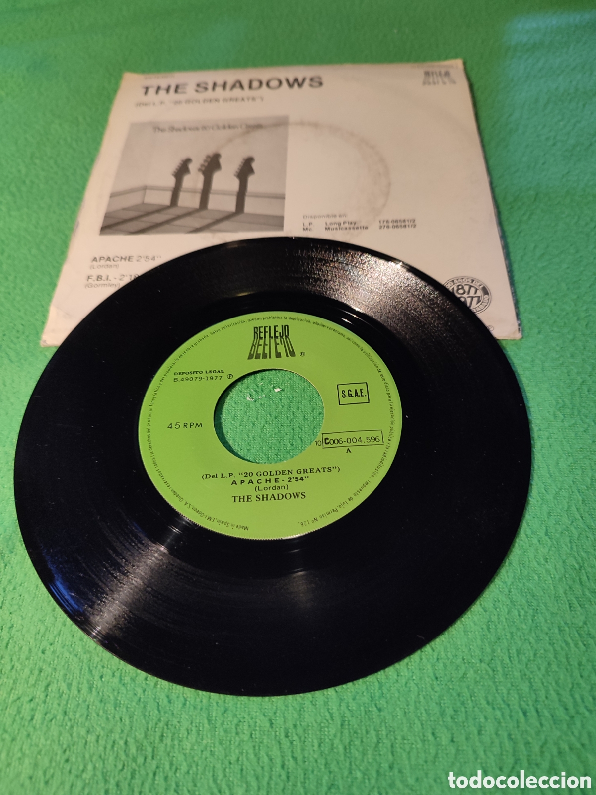 Discos de vinilo: The Shadows - Apache - Foto 2