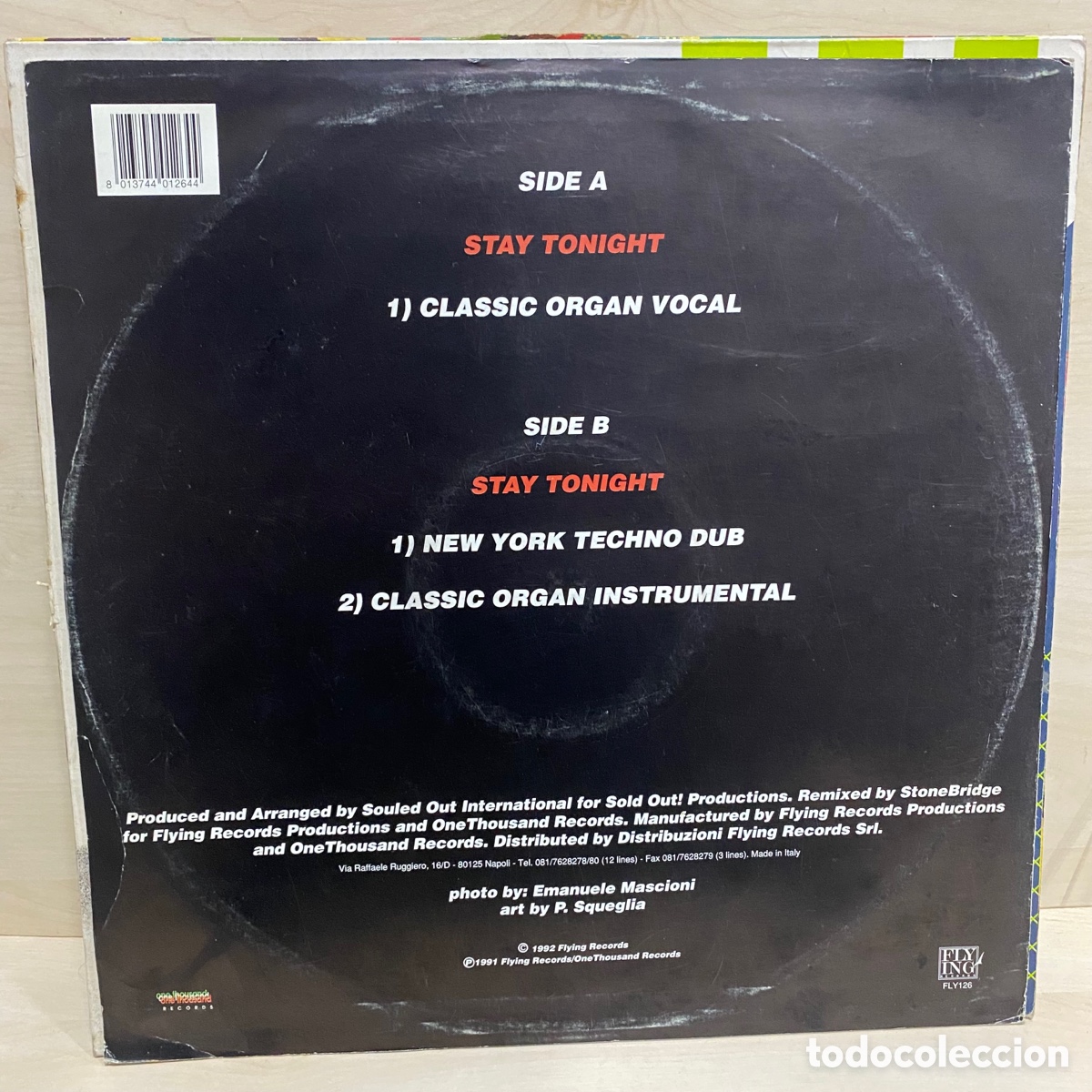 Discos de vinilo: Joy Salinas - Stay Tonight (12&rdquo;) - Foto 2