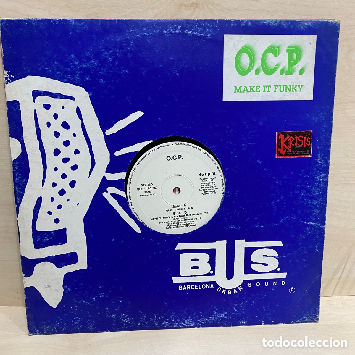 Discos de vinilo: O.C.P. - Make It Funky (12&rdquo;) - Foto 1