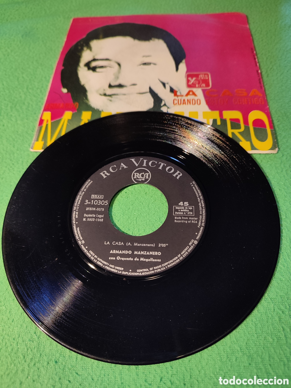 Discos de vinilo: Armando Manzanero - La casa - Foto 2