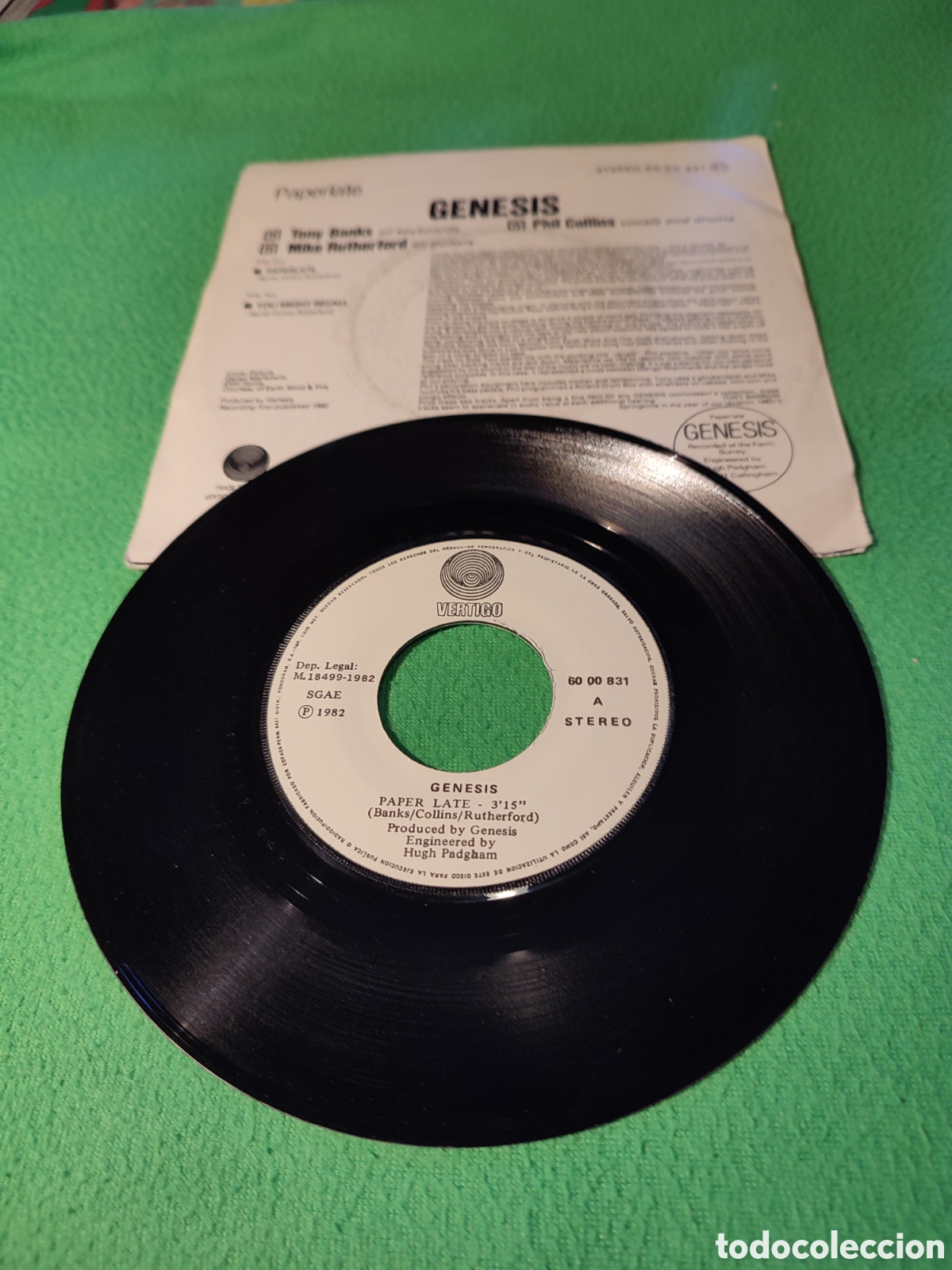 Discos de vinilo: G&eacute;nesis - Paper late - Foto 2