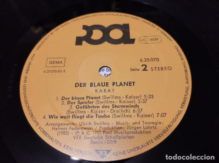 Discos de vinilo: KARAT -DER BLAUE PLANET- (1982) LP DISCO VINILO - Foto 2