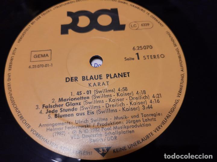 Discos de vinilo: KARAT -DER BLAUE PLANET- (1982) LP DISCO VINILO - Foto 3
