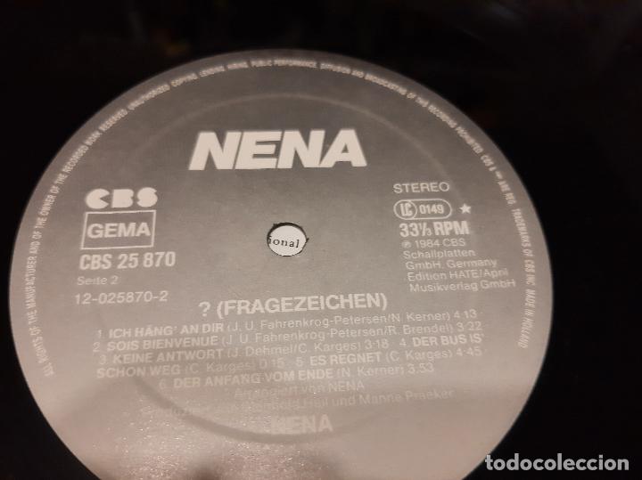 Discos de vinilo: NENA -? (FRAGEZEICHEN)- (1984) LP DISCO VINILO - Foto 2