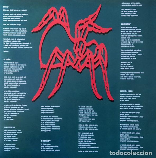 Discos de vinilo: Barricada - La Ara&ntilde;a - Foto 3