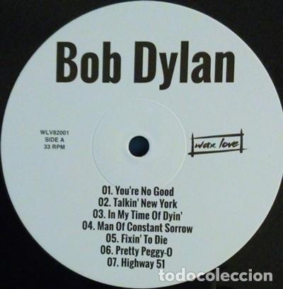 Discos de vinilo: Bob Dylan - Bob Dylan - Foto 3