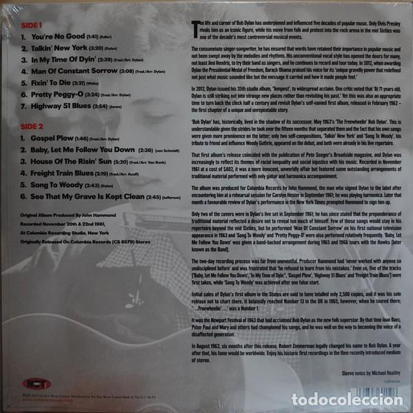 Discos de vinilo: Bob Dylan - Bob Dylan - Foto 2