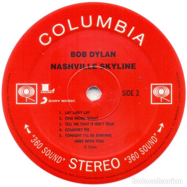 Discos de vinilo: Bob Dylan - Nashville Skyline - Foto 4