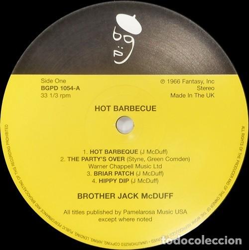 Discos de vinilo: Brother Jack McDuff - Hot Barbeque - Foto 2