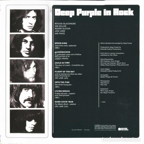 Discos de vinilo: Deep Purple - Deep Purple In Rock - Foto 6