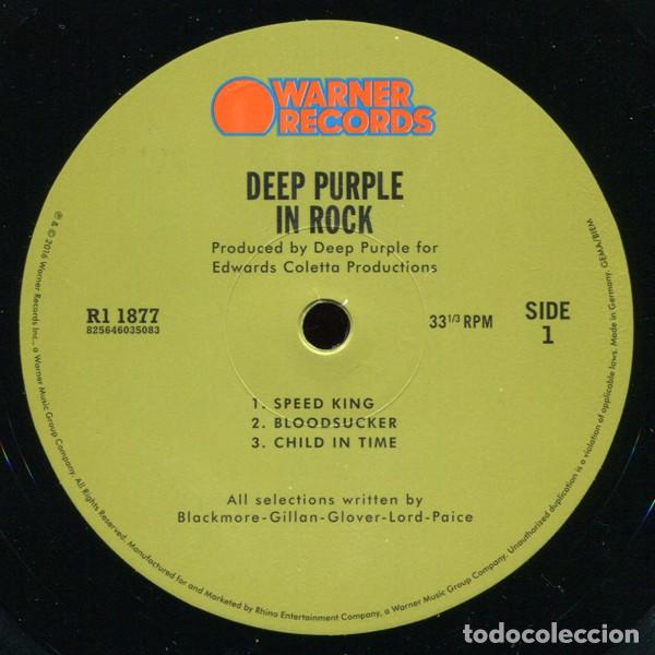 Discos de vinilo: Deep Purple - Deep Purple In Rock - Foto 7