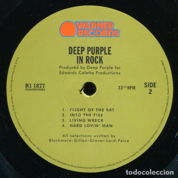 Discos de vinilo: Deep Purple - Deep Purple In Rock - Foto 8