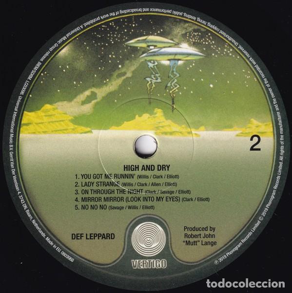 Discos de vinilo: Def Leppard - High N Dry - Foto 4