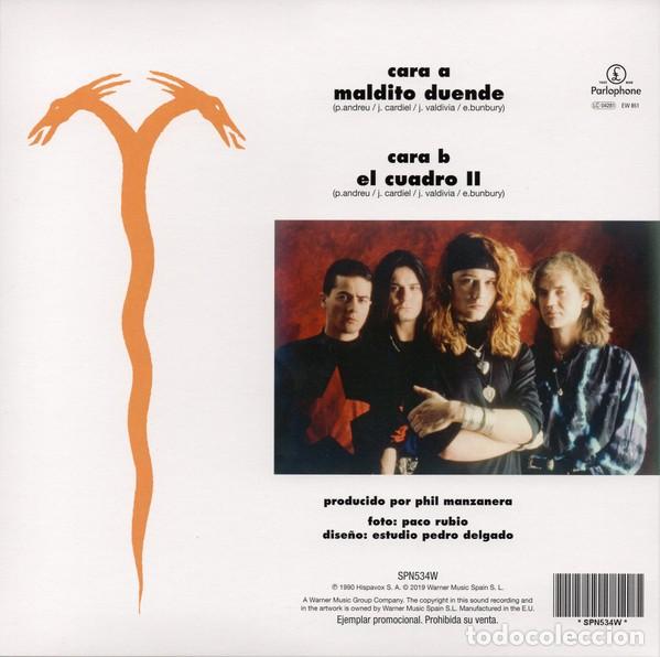 Discos de vinilo: H&eacute;roes Del Silencio - Maldito Duende - Foto 2
