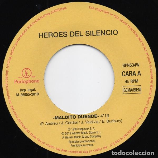 Discos de vinilo: H&eacute;roes Del Silencio - Maldito Duende - Foto 3
