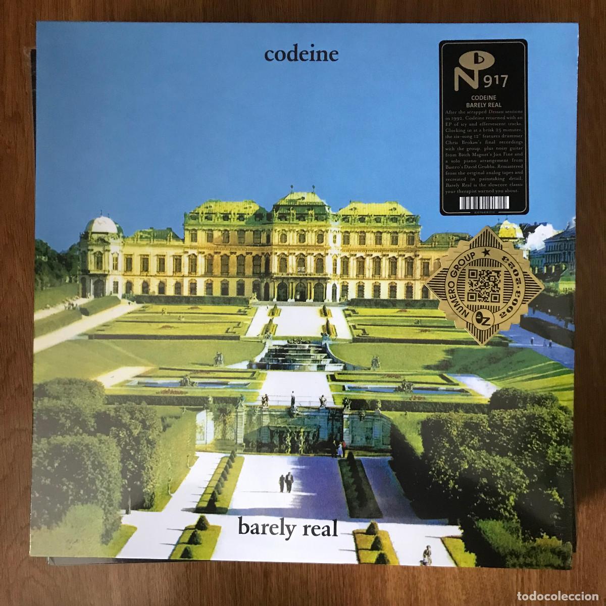 Discos de vinilo: CODEINE - BARELY REAL (1992) - LP REEDICI&Oacute;N NUMERO GROUP 2023 NUEVO - Foto 1