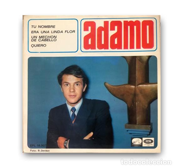 Discos de vinilo: Adamo &lrm;&ndash; Tu Nombre SINGLE 7&rdquo; - Foto 1