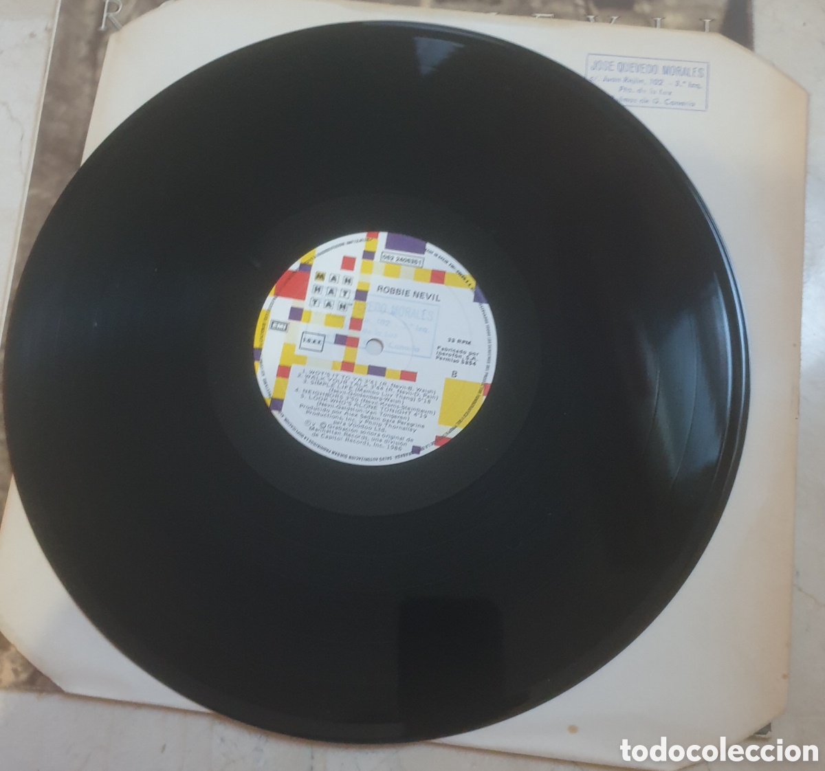 Discos de vinilo: Robbie Nevil - Robbie Nevil - Foto 2